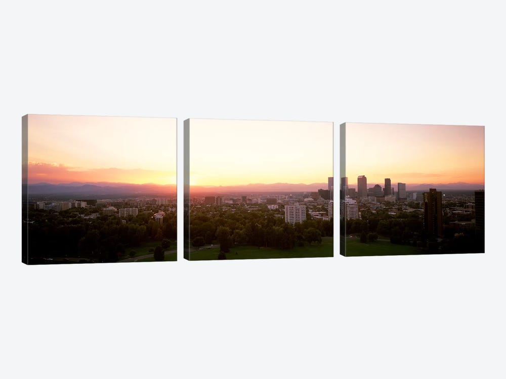 Denver CO by Panoramic Images 3-piece Canvas Wall Art