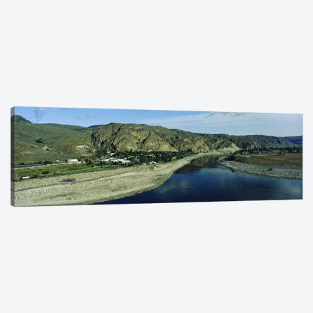 High angle view of Columbia RiverWashington State, USA Canvas Print #PIM3444} by Panoramic Images Art Print