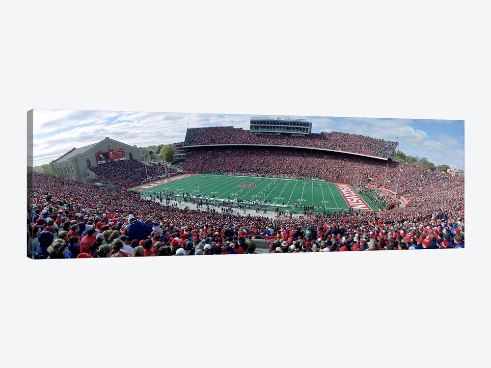 University Of Wisconsin Football Game, Camp Randall Stadium, Madison, Wisconsin, USA by Panoramic Images 1-piece Art Print