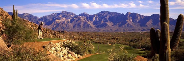 Panoramic Images: Golf Course Tucson AZ by Panoramic Images