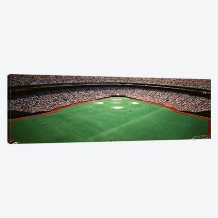 Spectator watching a baseball match, Veterans Stadium, Philadelphia, Pennsylvania, USA #2 Canvas Print #PIM3449} by Panoramic Images Canvas Art
