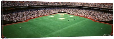 Spectator watching a baseball match, Veterans Stadium, Philadelphia, Pennsylvania, USA #2 Canvas Art Print - Stadium Art