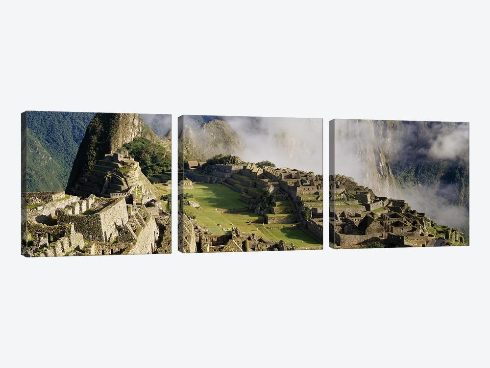 Machu Picchu, Cusco Region, Urubamba Province, Peru by Panoramic Images 3-piece Canvas Art