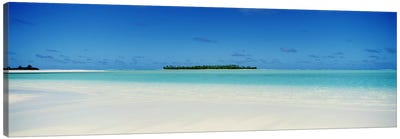 Tranquil Seascape, Cook Islands Canvas Art Print - Cook Islands