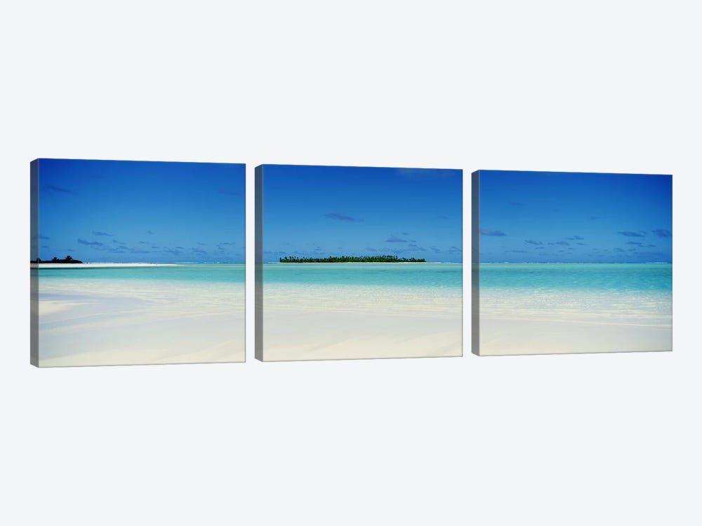 Tranquil Seascape, Cook Islands by Panoramic Images 3-piece Art Print