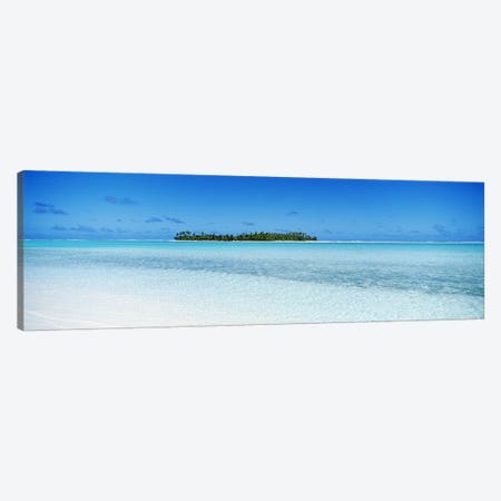 Distant View Of Maina, Aitutaki, Cook Islands Canvas Print #PIM3458} by Panoramic Images Art Print
