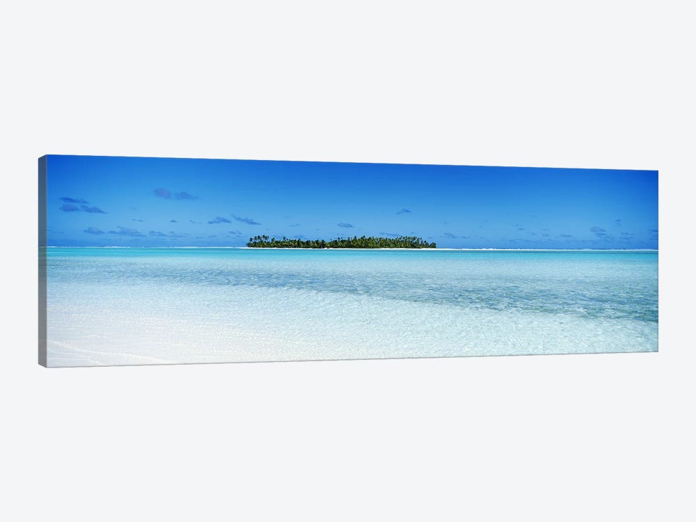 Distant View Of Maina, Aitutaki, Cook Islands by Panoramic Images 1-piece Canvas Wall Art