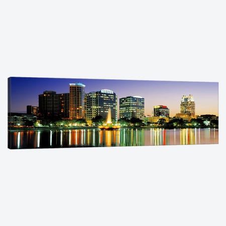 Skyline At Dusk, Orlando, Florida, USA Canvas Print #PIM3466} by Panoramic Images Canvas Print