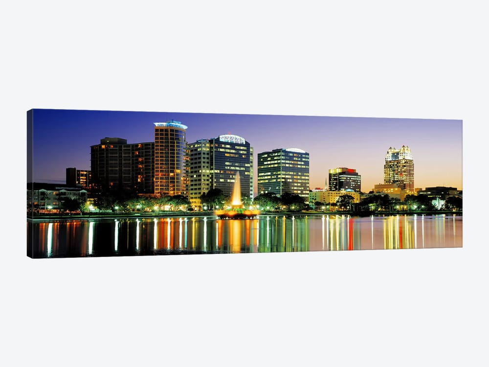 Skyline At Dusk, Orlando, Florida, USA by Panoramic Images 1-piece Canvas Print