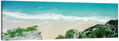 A Receding Surf, Bermuda Canvas Art Print - Bermuda