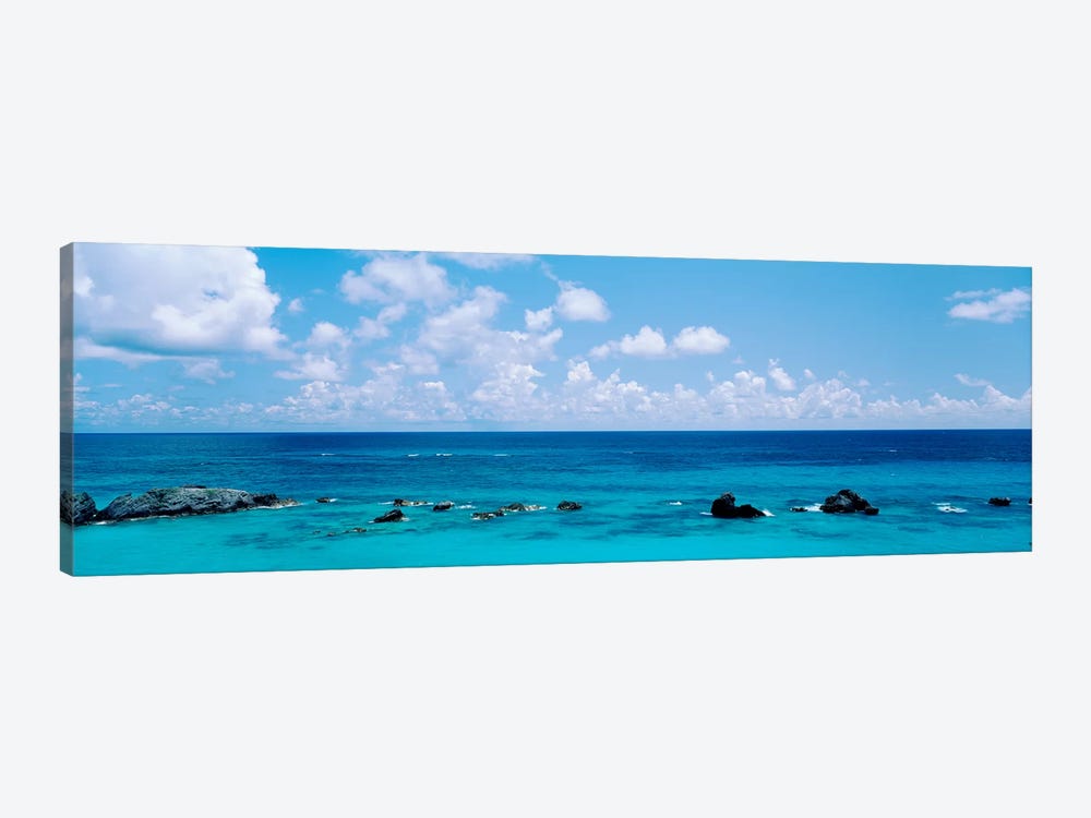 A Cloudy Day Over The Atlantic Ocean Near Bermuda by Panoramic Images 1-piece Canvas Art