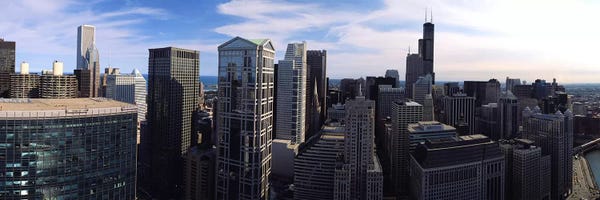 Chicago Skylines: Chicago IL #2 by Panoramic Images
