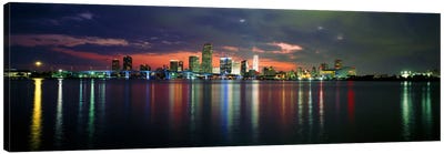USA, Florida, Miami Canvas Art Print - Panoramic Cityscapes