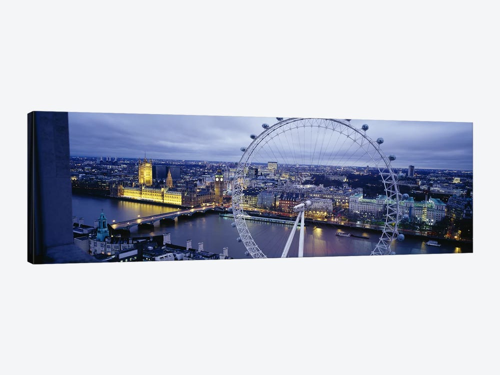 London Eye (Millennium Wheel), London, England, United Kingdom by Panoramic Images 1-piece Canvas Artwork