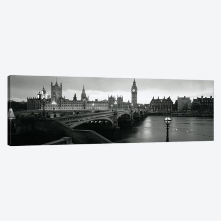 Westminster Bridge, London, England, United Kingdom Canvas Print #PIM3489} by Panoramic Images Canvas Wall Art
