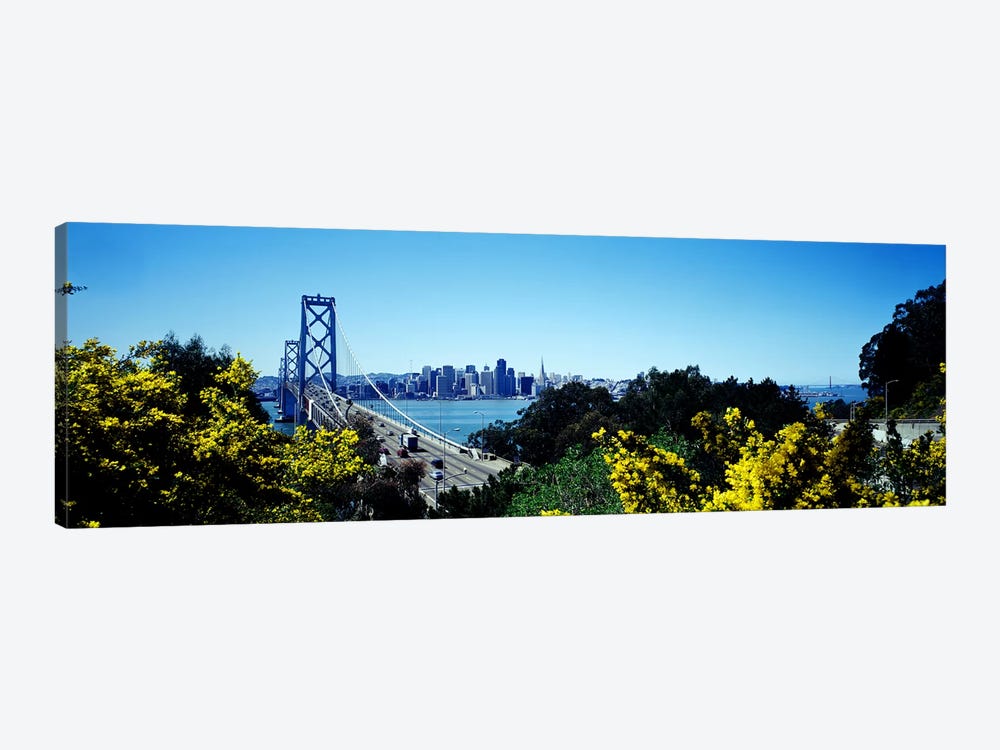 Bay Bridge In San Francisco, San Francisco, California, USA by Panoramic Images 1-piece Canvas Art