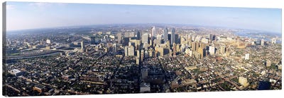 Aerial view of a city, Philadelphia, Pennsylvania, USA Canvas Art Print - Philadelphia Art