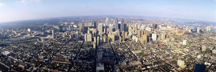 Aerial view of a city, Philadelphia, Pennsylvania, USA