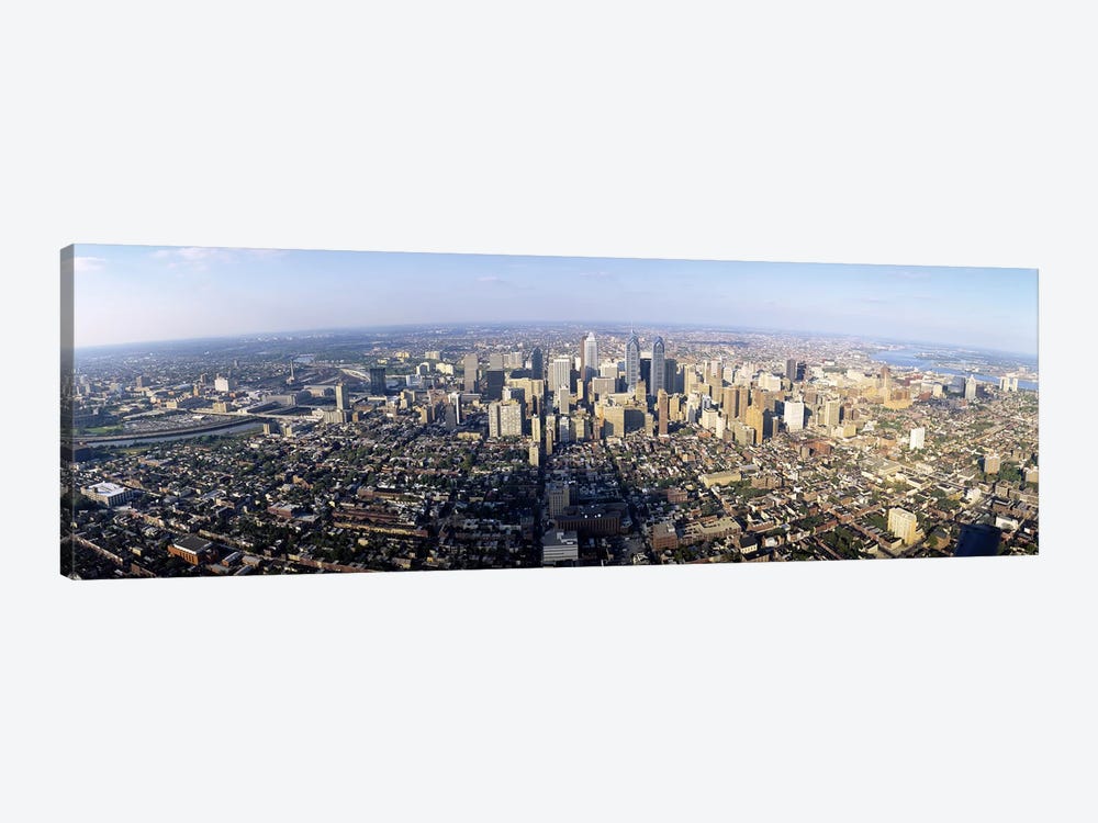 Aerial view of a city, Philadelphia, Pennsylvania, USA by Panoramic Images 1-piece Art Print