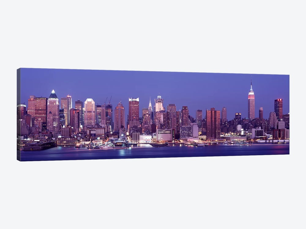 Dusk West Side, NYC, New York City, US by Panoramic Images 1-piece Canvas Art Print