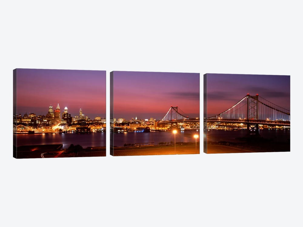 Philadelphia PA by Panoramic Images 3-piece Art Print