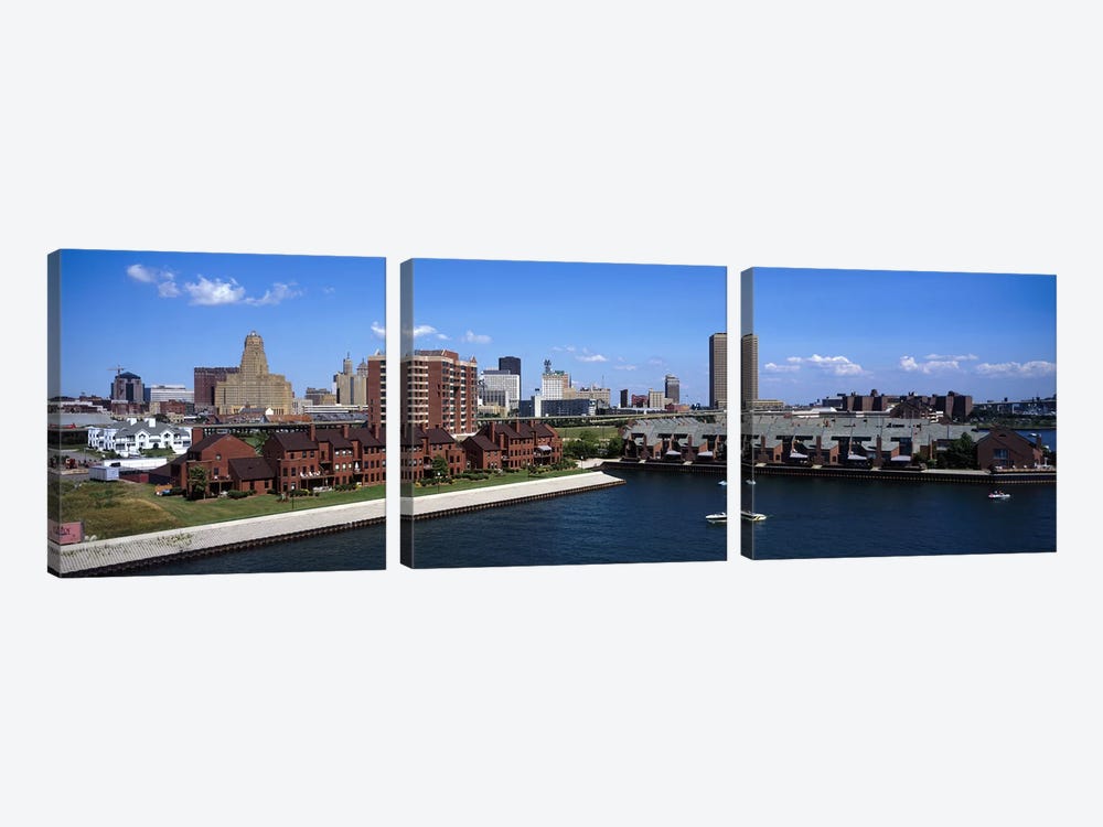 Buffalo NY by Panoramic Images 3-piece Canvas Art Print