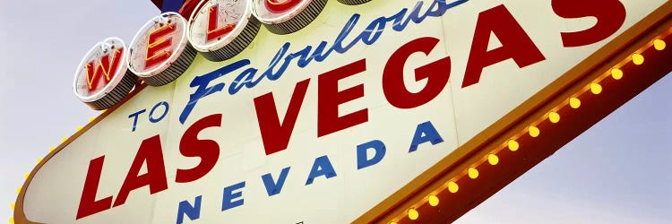Close-Up Of A Welcome Sign, Las Vegas, Nevada, USA by Panoramic Images wall art