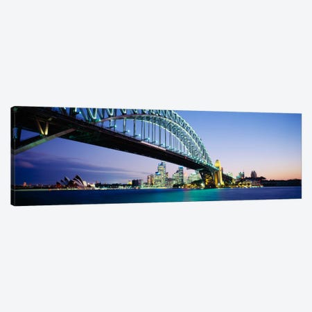 Low angle view of a bridge, Sydney Harbor Bridge, Sydney, New South Wales, Australia Canvas Print #PIM351} by Panoramic Images Canvas Artwork