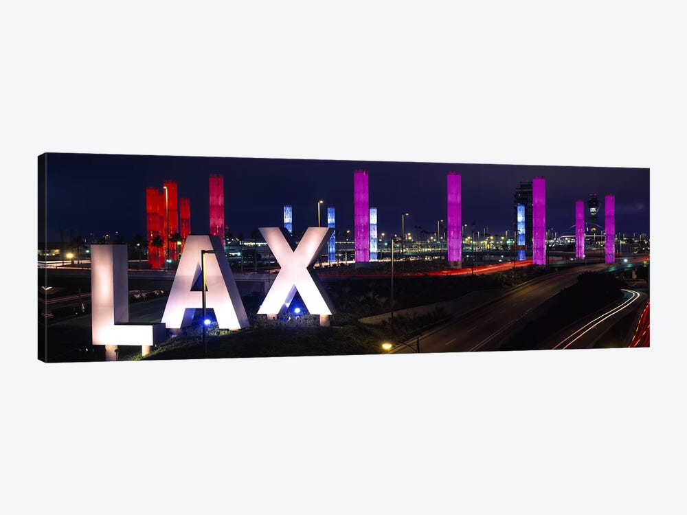 Los Angeles Intl Airport Los Angeles CA by Panoramic Images 1-piece Canvas Wall Art