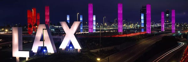 Industrial: Los Angeles Intl Airport Los Angeles CA by Panoramic Images