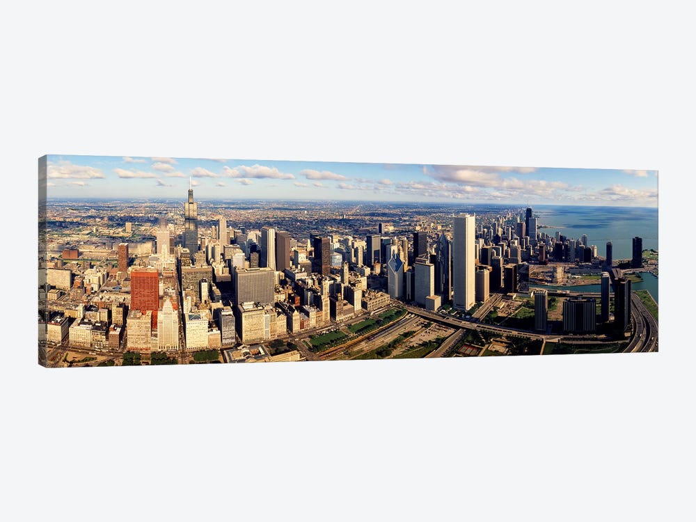 Aerial Chicago IL by Panoramic Images 1-piece Canvas Art