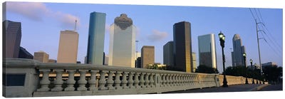 Low Angle View Of Buildings, Houston, Texas, USA Canvas Art Print - Texas Art