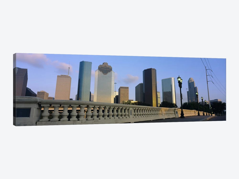 Low Angle View Of Buildings, Houston, Texas, USA by Panoramic Images 1-piece Canvas Artwork