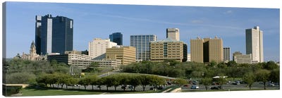 Buildings in a city, Fort Worth, Texas, USA Canvas Art Print - Texas Art