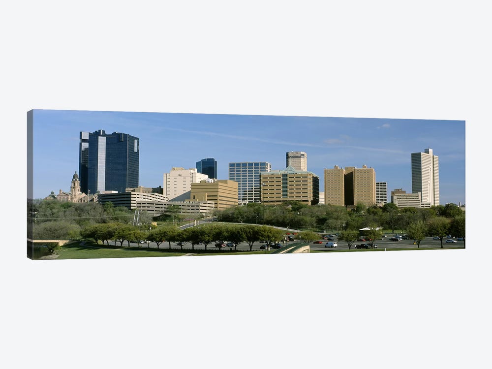 Buildings in a city, Fort Worth, Texas, USA by Panoramic Images 1-piece Canvas Print