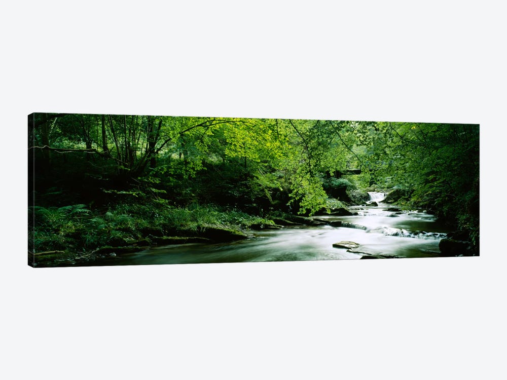 A Flowing River, Aberfeldy, Perthshire, County Of Perth, Scotland, United Kingdom by Panoramic Images 1-piece Canvas Print