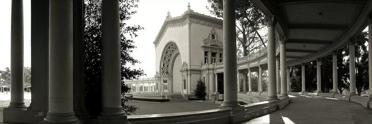 Pavilion in a park, Balboa Park, San Diego, California, USA