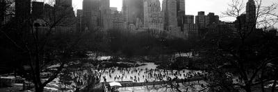 Wollman Rink, Central Park, Manhattan, New York City, New York, USA by Panoramic Images framed canvas print