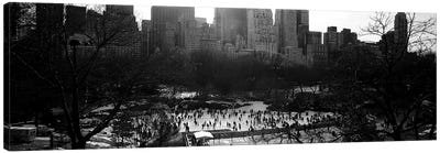 Wollman Rink, Central Park, Manhattan, New York City, New York, USA Canvas Art Print - Panoramic Cityscapes