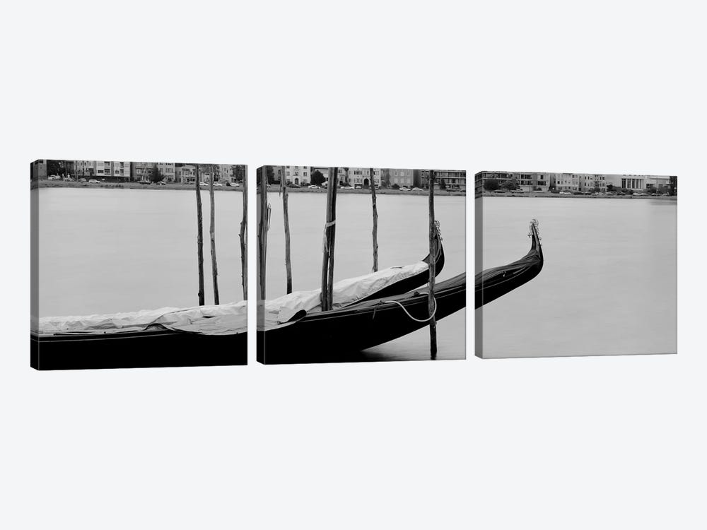 Gondola in a lake, Oakland, California, USA by Panoramic Images 3-piece Canvas Wall Art