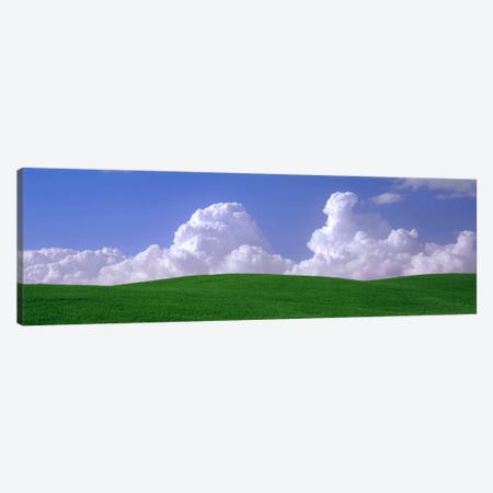 Clouds Over A Green Pasture, Palouse, Washington, USA Canvas Print #PIM3567} by Panoramic Images Canvas Art