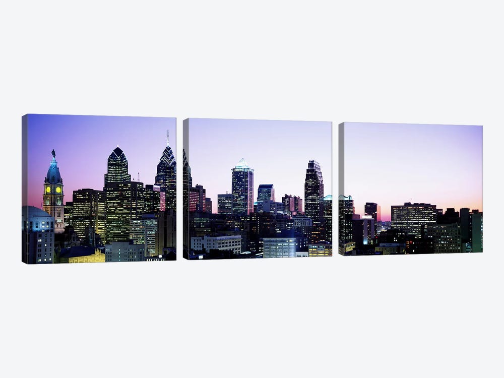 PhiladelphiaPennsylvania, USA by Panoramic Images 3-piece Canvas Art Print