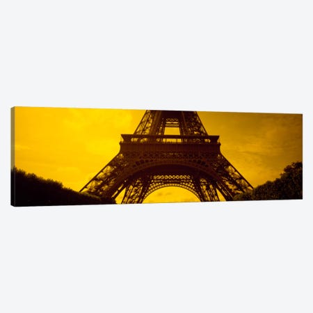 Sauvestre's Arches & Second Level, Eiffel Tower, Paris, Ile-De-France, France Canvas Print #PIM356} by Panoramic Images Canvas Art Print