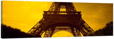 Sauvestre's Arches & Second Level, Eiffel Tower, Paris, Ile-De-France, France Canvas Art Print - Industrial Art
