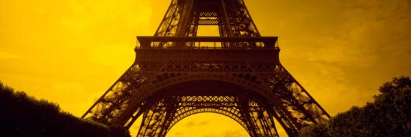 Industrial: Sauvestre's Arches & Second Level, Eiffel Tower, Paris, Ile-De-France, France by Panoramic Images