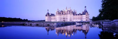 Chateau de Chambord At Dusk, Loire Valley, France by Panoramic Images multi panel art
