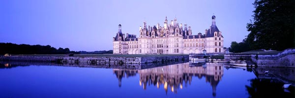 Castles & Palaces: Chateau de Chambord At Dusk, Loire Valley, France by Panoramic Images