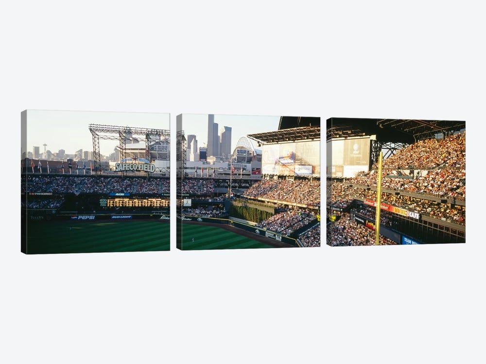 SAFECO Field Seattle WA by Panoramic Images 3-piece Canvas Print