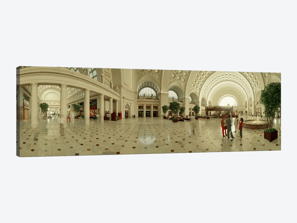 Interior Union Station Washington DC by Panoramic Images 1-piece Canvas Print