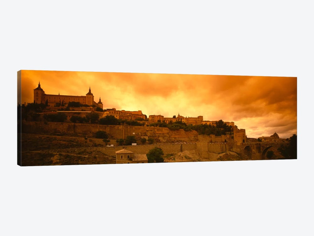 Alcazar de Toledo At Dusk, Toledo, Spain by Panoramic Images 1-piece Canvas Art Print